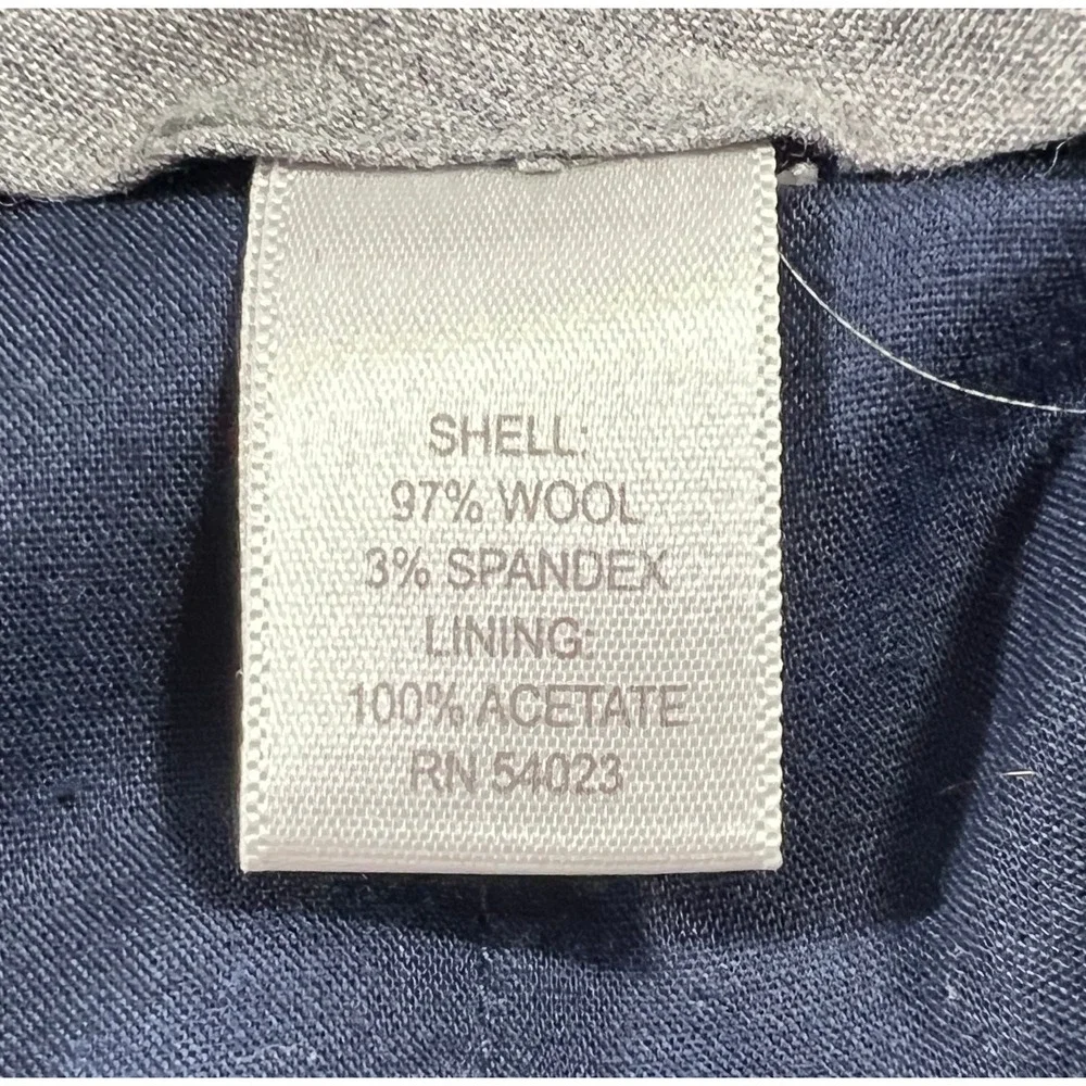 Men's Banana Republic Classic Fit Brown Wool Micro Check Dress Pants 33x32